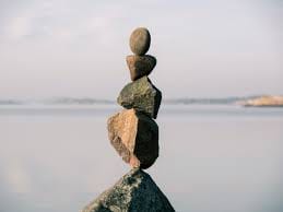 Rocks balancing